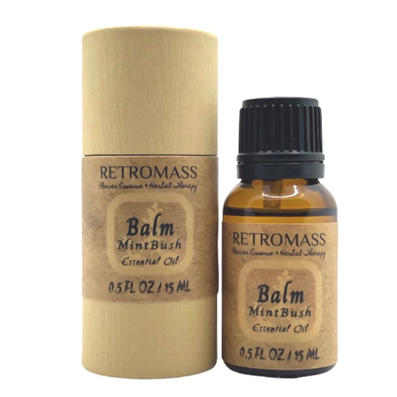 Balm Mint Bush Essential Oil by Retromass