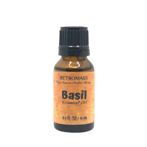 Basil Essential Oil Certified Organic by Retromass