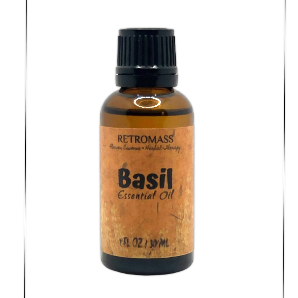 Basil Essential Oil Certified Organic by Retromass