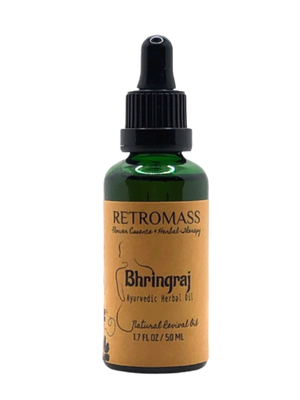 Bhringraj Oil 50ml - Ayurvedic Herbal Remedy - Certified Organic by Retromass