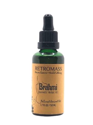 Brahmi Oil - Ayurvedic Herbal Remedy - Certified Organic by Retromass