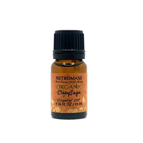 Clary Sage Essential Oil Certified Organic by Retromass
