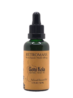 Gotu Kola Oil - Ayurvedic Herbal Remedy - Certified Organic by Retromass
