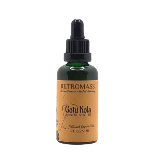 Gotu Kola Oil - Ayurvedic Herbal Remedy - Certified Organic by Retromass