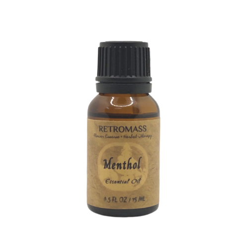 Menthol (Wild Mint) Essential Oil Certified Organic by Retromass