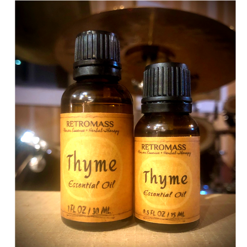 Thyme Essential Oil - Certified Organic by Retromass.