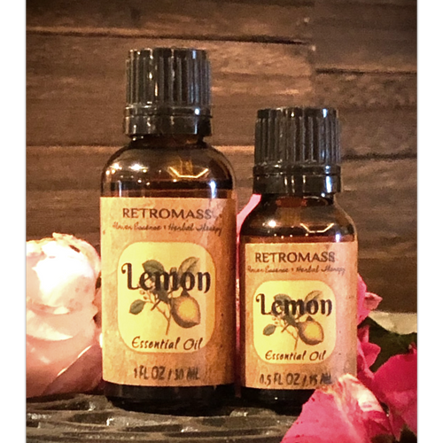 Lemon Essential Oil Certified Organic by RETROMASS