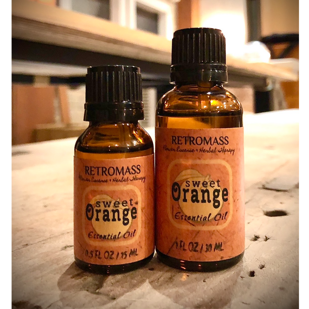 Sweet Orange Essential Oil - Certified Organic by Retromass.