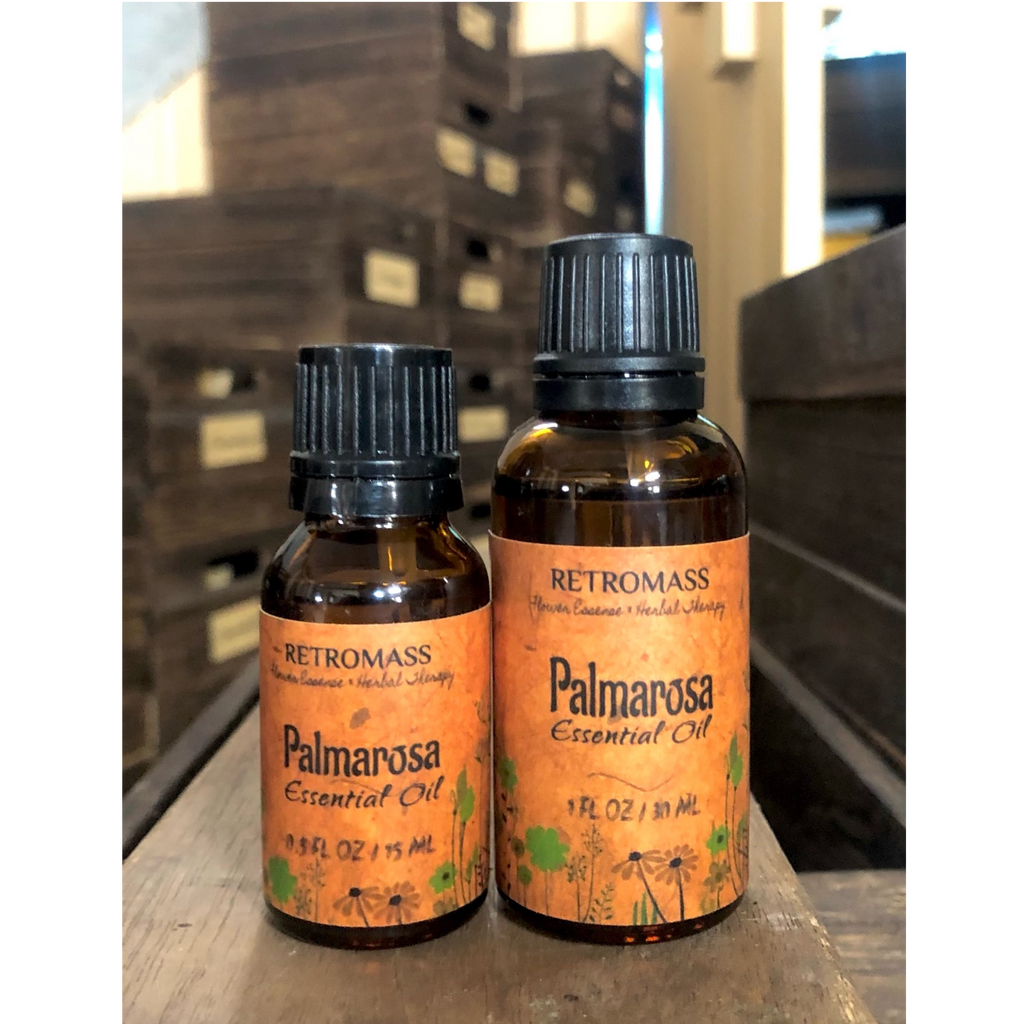 Palmarosa Essential Oil Certified Organic by Retromass