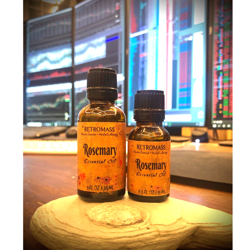 Rosemary Essential Oil Certified Organic by Retromass.