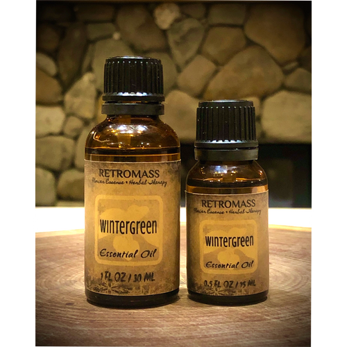 Wintergreen Essential Oil Certified Organic by Retromass.